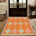 thumbnail image 4 of 5'x7' floor mat for carpet rug pad for carpet arrel speckled wool-blend area rug high pile area rug indoor area rug, 4 of 10
