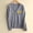 Gray, variant on NTACZA Black Oversized Sweater Women V Neck Flower Print Sweater Cardigan Button Up Cozy Sweater Coat Womens Jumpers L