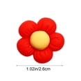 thumbnail image 3 of Dianli Home Magnets Creative 1 PC Red Small Flower Magnetic Refrigerator Sticker Small Flower Resin Magnet Whiteboard Crafts Decorative Fridge Magnet Creative Gift, 3 of 6