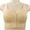 Beige, variant on yunLCZ Push Up Everyday Bras Moona Bra For Senior Front Closure Breathable Bra For Seniors Wirefree Bras For Older Women