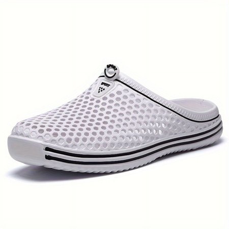 

Unisex Solid Colour Breathable Hollow Out Clogs Comfy Non Slip Casual Soft Sole EVA Slippers For Men s & Women s Outdoor Activities