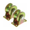 thumbnail image 1 of nipocaioSliding Gate Wheels 50mm, Steel Wheels with U Groove, U Groove Wheel for Reverse Lane, Industrial Machine（2pcs）, 1 of 5