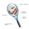 thumbnail image 4 of Aluminum Alloy Tennis Racket Lightweight Shockproof Tennis Racquet with Training Tennis Carry Bag and Tennis Grip, 4 of 7
