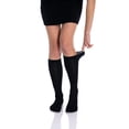 thumbnail image 5 of Over The Calf Socks for Men and Women Black 3 PAIRS Boot Socks Size 9-11, 5 of 7