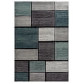 thumbnail image 3 of Abstract Modern Area Rug Geometric Living Room Carpet 8x10 Blue, 3 of 6