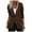 Coffee, variant on Women's Business Casual Blazer Long Sleeve Notch Lapel Trendy Work Office Blazer Jackets Outerwear Black,L