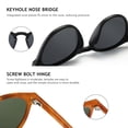 thumbnail image 4 of Gafas de sol SUNGAIT Classic Vintage Redondas Polarizadas SGT166SHH-HDML, 4 of 5