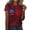Wine, variant on 4Th of July Shirts Women USA American Flag Cotton Tops Crewneck Patriotic Basic Tees Short Sleeve T-Shirt