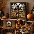 thumbnail image 6 of Halloween Diamond Art Kit for Adults, 11.81In Special Shape Drill Pumpkin Ghost Bat Canvas Set, Stress Relief DIY Craft Art for Home Wall Holiday Decor, Frame Not Included, 6 of 7