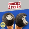 thumbnail image 3 of Drumstick Crushed It Cookies and Cream Sundae Cones, Kosher, 8 Count, 3 of 16