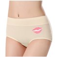 thumbnail image 5 of OSFVNOXV Cotton Underwear for Women Low Rise Brief Seamless Comfort Fit Solid Color Panties Clearance, 5 of 7