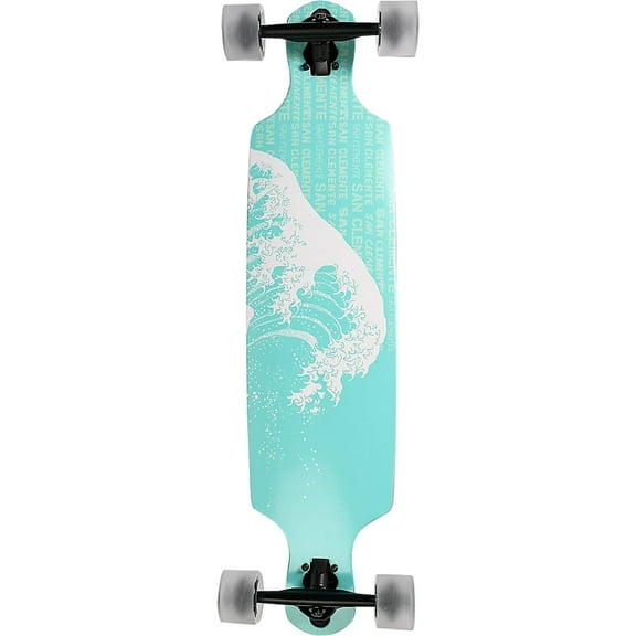 SCSC Great Wave Drop Through Complete Skateboard 8.5 x 36