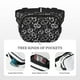 thumbnail image 5 of Fotbe Snake Cangurera Cuadrada con Estampado de Doble Capa, Bolsa de Cintura Ajustable Mini para Hombres y Mujeres, 5 of 9
