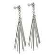 thumbnail image 2 of Chisel  Stainless Steel Polished Multi Bar Front and Back Post Dangle Earrings, 2 of 3
