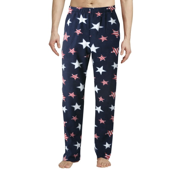 mens fuzzy pajama pants