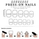 thumbnail image 3 of Uñas cortas brillantes con lazo francés y fresa dulce, 24 piezas, 3 of 6