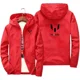 thumbnail image 3 of 2024 nueva primavera otoño hombres Messi signo impresión al aire libre Camping hombres cremallera Sudadera con capucha impermeable hombres deportes protector solar chaqueta grande, 3 of 5