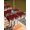 Red Black, variant on Outdoor Tablecloth with Umbrella Hole and Zipper, Christmas Red Rectangle Table Cloth 52x70 Inch Waterproof Tablecloth, Xmas Snowman Poinsettia Flower Winter Snowflakes Picnic Table Cover for Patio