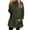 Army Green, variant on Lindreshi Christmas Pajamas for Women Women's Round- Neck Plush Fall and Winter Loose Solid Pocket Warm Long Sleeve Blouse Tops