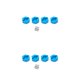 thumbnail image 3 of Bewildely Paquete de 4 accesorios de piezas modificadas de coche de control remoto acoplador hexagonal Azul 2piezas Bewildely CBP204747, 3 of 6