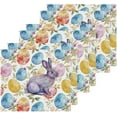 thumbnail image 3 of Easter Bunny Egg Washcloths Set of 2-12 x 12 inch Pure Cotton Wash Cloth Highly Absorbent and Soft Fingertip Towels Face Cloths for Bath, Spa Wash cloth, 3 of 7