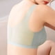 thumbnail image 2 of Gibobby Brasier deportivo para mujer Ropa interior sin costuras de seda helada súper fina, pecho grande para mujer, pequeño, sin anillo de, caída de tamaño(Gris,5XL), 2 of 4