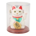 thumbnail image 2 of Estatua Solar De La Fortuna Del Gato De La Suerte, Brazo Agitador De Plástico Fengshui Maneki Neko Para Bendiciones De Riqueza, Con Panel Solar Incorporado Para Decoración Del, 2 of 7