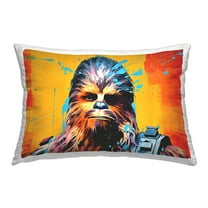 Stupell Industries Creature with Modern Splash Decorative Printed Throw Pillow, 14 x 20