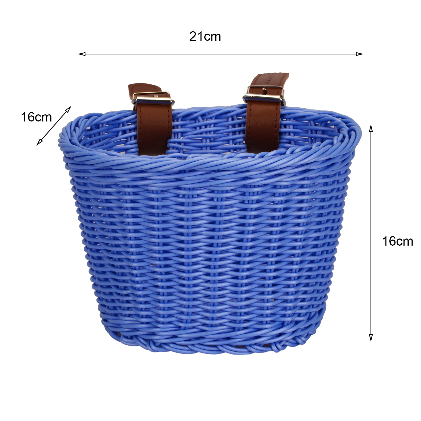 YIFAEUX Hand-Woven Bicycle Basket Large Capacity Strong Load-bearing Easy Installation Handlebar Bike Front Basket Replacement