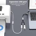 thumbnail image 3 of Divisor de adaptador USB C a USB 2.0 dual para MacBook Pro, 3 of 6