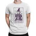 thumbnail image 2 of Enchanted Cat Wizard Art Men's T-shirt, 2 of 3