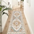 thumbnail image 2 of Ileading 2' x 6' Boho Runner Rugs Washable Area Rug Carpet Non Slip Runner Rug for Home Decor Entryway Hallway Bedroom, 2 of 9