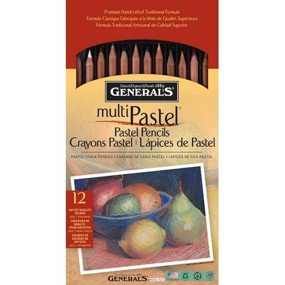 General's Pastel Pencil 12-Color Set
