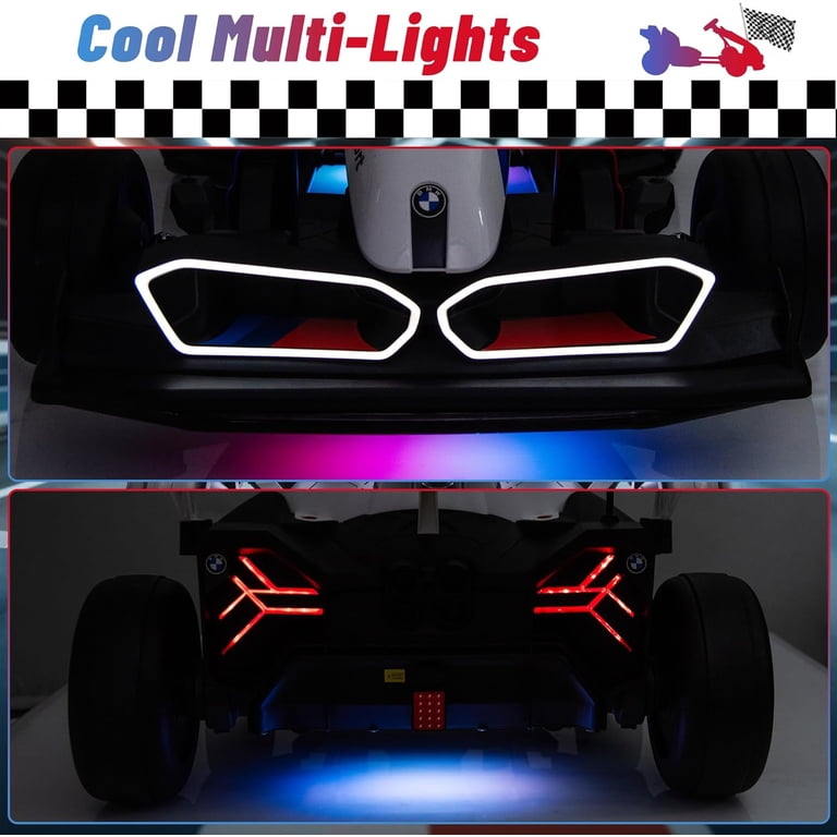 Pipleo, Licensed BMW Electric Go Kart for Kids 6-12, 24V 9AH
