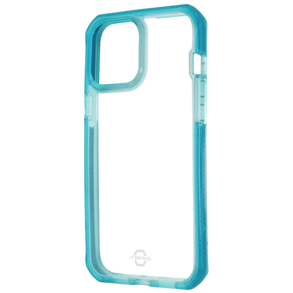 Itskins - Supreme Clear Case for Apple iPhone 13 Pro Max / 12 Pro Max - Light Blue and Transparent