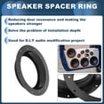 thumbnail image 3 of Anillo espaciador de altavoz Unique Bargains, adaptador de altavoz tweeter para Volkswagen, 2 juegos, 3 of 7
