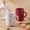Red, variant on Heart-Shaped Ceramic Coffee Mug 500ml/16oz - Perfect for Coffee, Matcha, and Juice - Microwave & Dishwasher Safe Gift