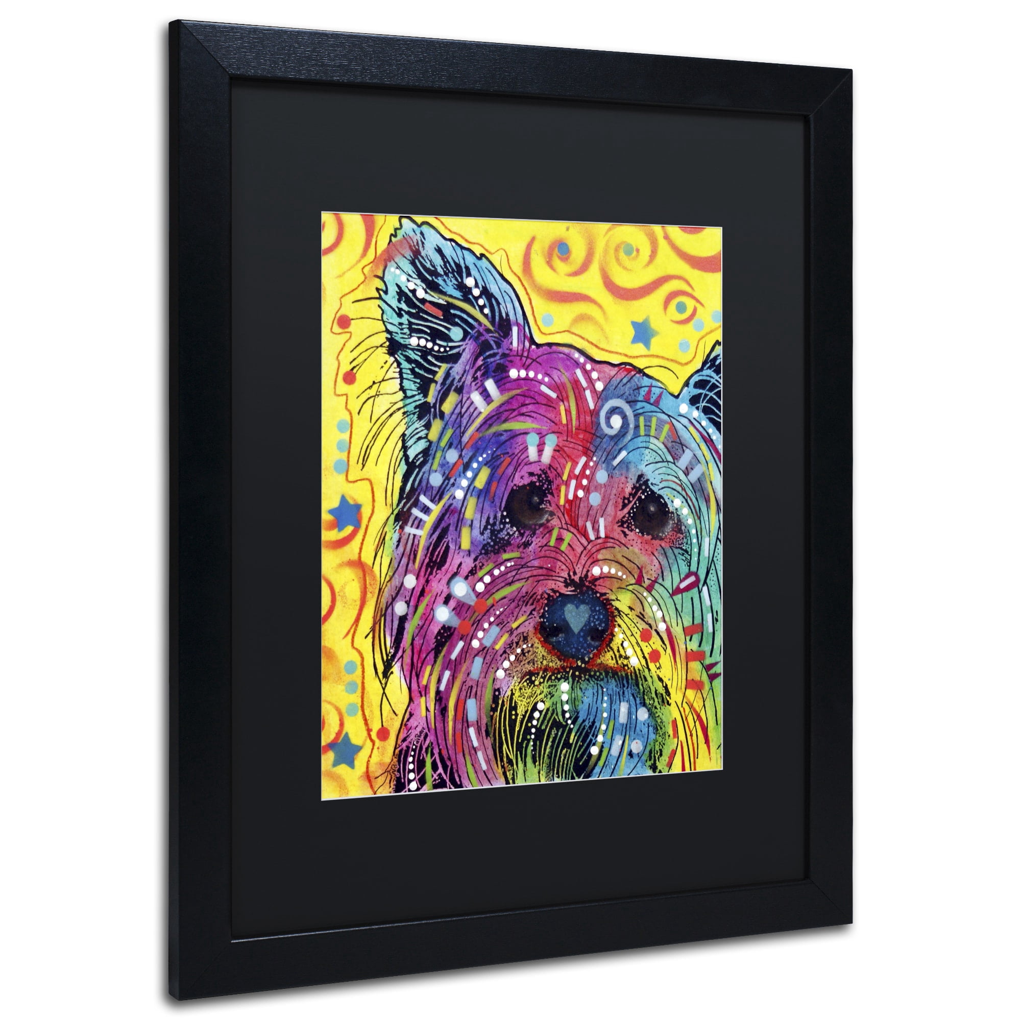 Trademark Fine Art "York I" Canvas Art by Dean Russo, Black Matte, Black Frame