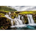 thumbnail image 2 of Amos, Andy 18x13 White Modern Wood Framed Museum Art Print Titled - Beneath the Falls, 2 of 4