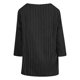 thumbnail image 3 of Puntoco Mujer Casual Lotu Manga Cuello en V Raya Impresión Irregular Blusa tops Camiseta Puntoco Puntoco-1406, 3 of 4