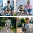 thumbnail image 2 of Jeiento 17 Inch Backpack and Lunch Box Set 4 Piece Camo Duck School Backpack with Pencil Case, Bookmarks for Elementary Boys and Girls, Back to School Supplies, 2 of 7