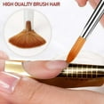 thumbnail image 4 of 8pcs acrylic nail brushes set kolinsky sable brush professional nail art brush for acrylic powder application nail extension (size 8/10/12/14/16/18/20/22), 4 of 7