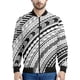 thumbnail image 2 of Chaqueta con cremallera maorí en blanco y negro para hombres y niños, sudadera de gran tamaño con estampado 3D, chaquetas bomber de manga larga para primavera y otoño, 2 of 5