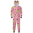 thumbnail image 2 of Mono familiar con capucha, mono cómodo de una pieza, ropa informal para el hogar para padres e hijos, 2 of 8