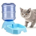thumbnail image 3 of Dispensador automático de agua y comida para mascotas por gravedad de 3,8 l, comedero para perros, bebedero automático Dispensador de agua, 3 of 9