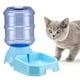 thumbnail image 3 of Dispensador automático de agua y comida para mascotas por gravedad de 3,8 l, comedero para perros, bebedero automático Dispensador de agua, 3 of 9
