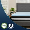 thumbnail image 4 of Flash Furniture Capri Comfortable Sleep Twin 10 Inch CertiPUR-US Certified Foam Pocket Spring Mattress & 2 inch Gel Memory Foam Topper Bundle, 4 of 15