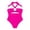 RD2, variant on RUTAYY Women's One Piece Swimsuits V Neck Push Up Solid Color Resort Bodysuits Water Sport Swimsuit