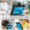 thumbnail image 5 of FIEWESEY Case for Walmart Onn 7 Inch Gen 3 2022 Tablet(Model:100071481),Shockproof Kids Rugged Case with Shoulder Strap&Stand Cover for Walmart Onn 7 Gen 3 2022+Screen Protector(Black/Blue,1 Pcs), 5 of 6