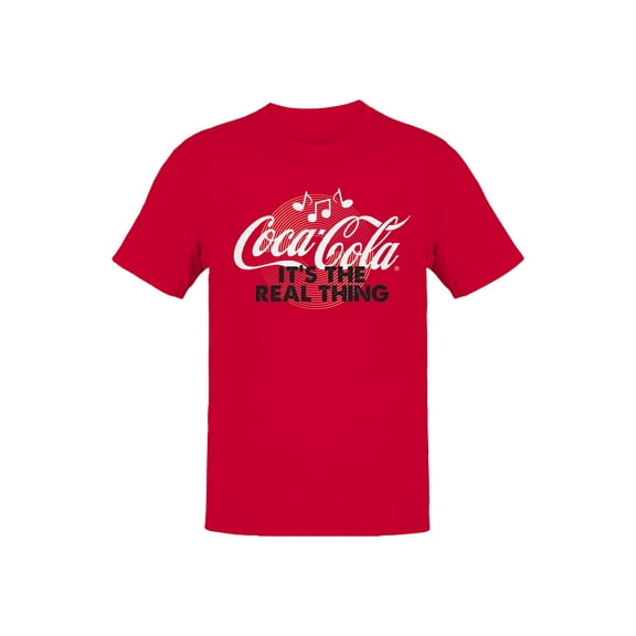 Officially Licensed Coca Cola Music: It's the Real Thing Men's T-shirt